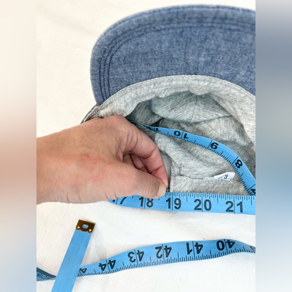 Baby Gap Denim Blue Cap with Bear Ears - Picture 7 of 9